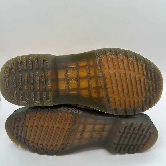 RARE Dr. Martens Vegan Leather 1460 Retro Kemble Lace Up Boots Combat Size 7 Y2K - Picture 12 of 14